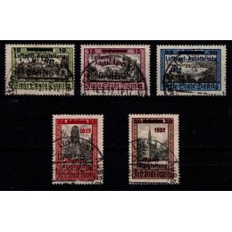 1932 - Danzig - AFA 233-37 - Frimærke - Stemplet.